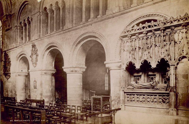 Graven til Prior Rahere, grunnlegger av St Bartholomews Hospital av English Photographer