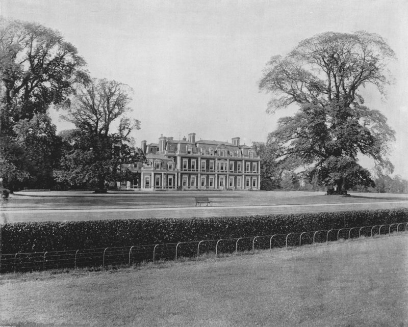 Tring House (s/hvitt bilde) av English Photographer