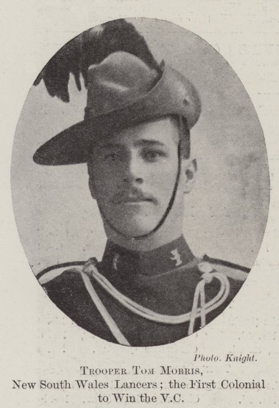 Trooper Tom Morris, New South Wales Lancers; den første kolonialen som vant VC av English Photographer