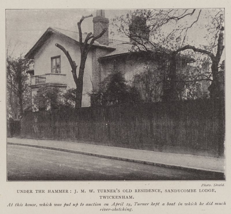 Under the Hammer, JM W Turners Old Residence, Sandycombe Lodge, Twickenham av English Photographer