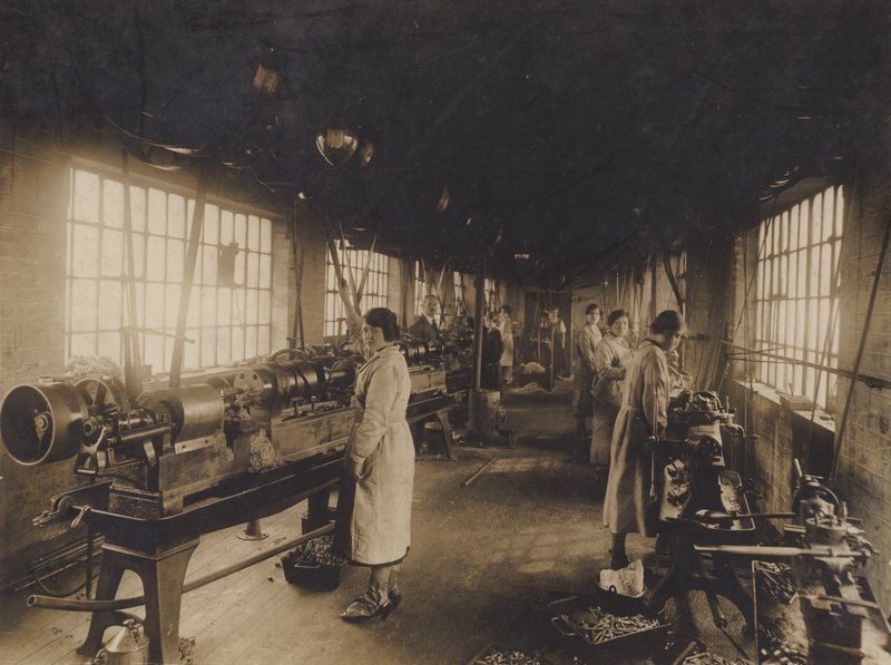 Uidentifiserte engelske ingeniørverk, tidlig på 1900-tallet (s/h-bilde) av English Photographer
