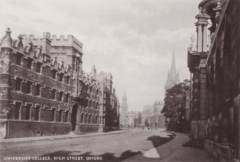 University College, High Street, Oxford av English Photographer