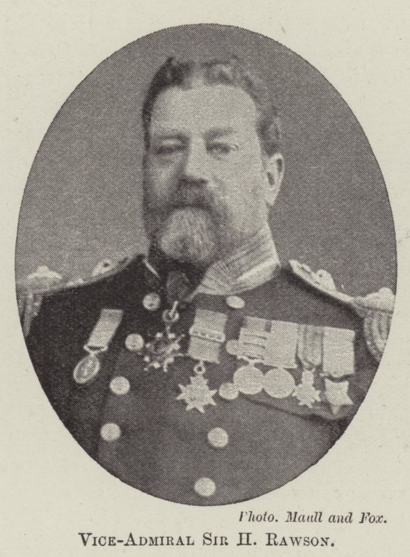 Viseadmiral Sir H Rawson av English Photographer