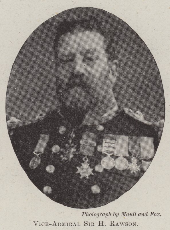 Viseadmiral Sir H Rawson av English Photographer