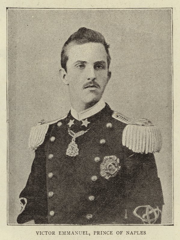 Victor Emmanuel, prins av Napoli av English Photographer