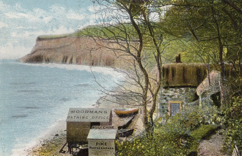 Utsikt over foten av Shanklin Chine av English Photographer