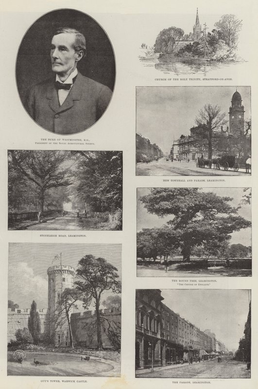 Besøk av prinsen av Wales til Warwickshire av English Photographer