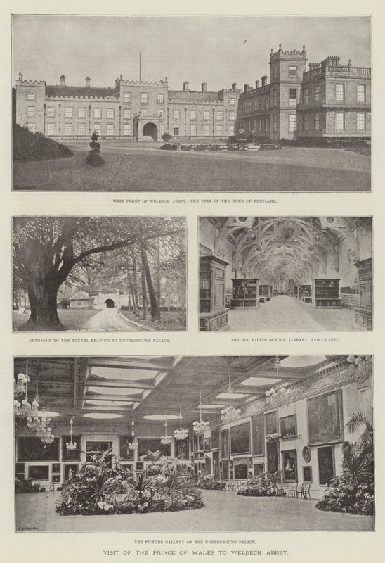 Besøk av prinsen av Wales til Welbeck Abbey av English Photographer
