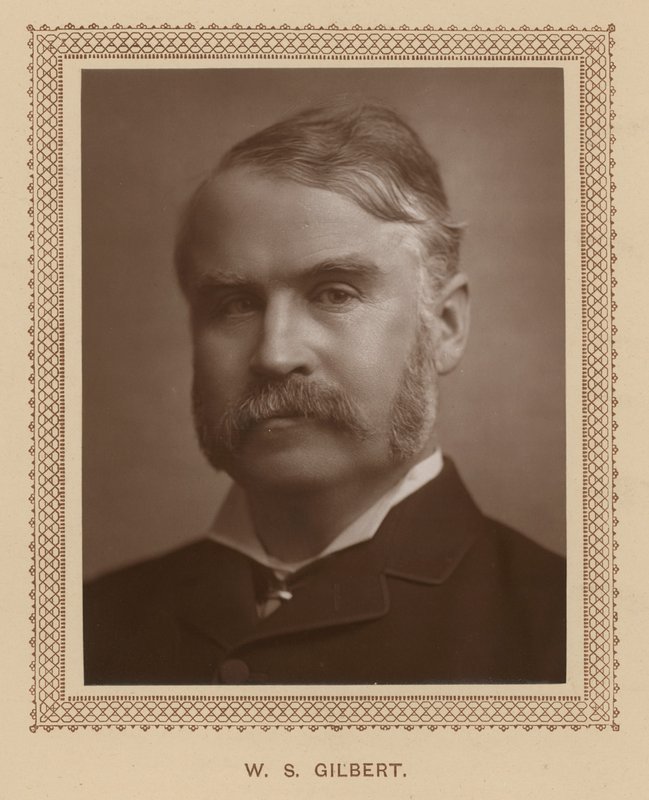 W S Gilbert av English Photographer