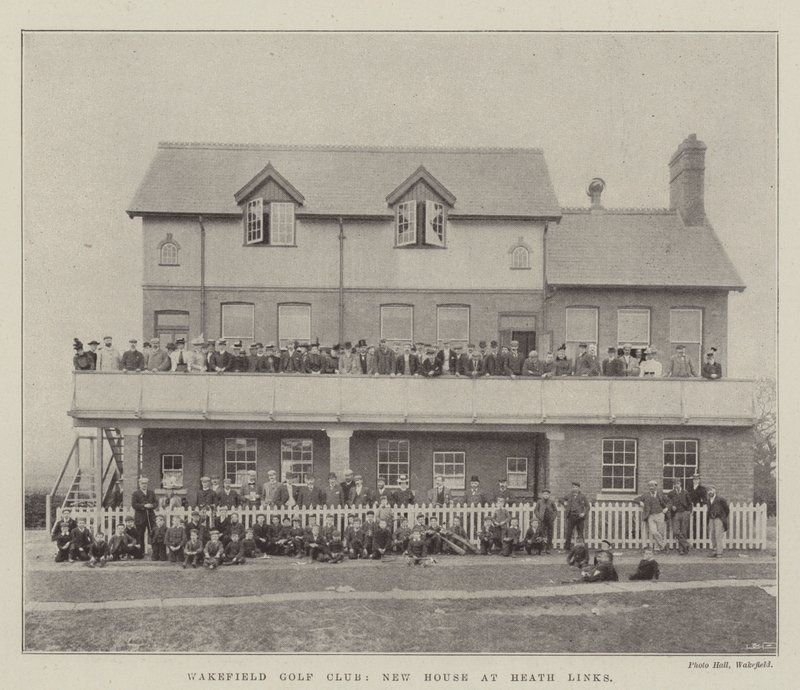 Wakefield Golf Club, New House at Heath Links av English Photographer
