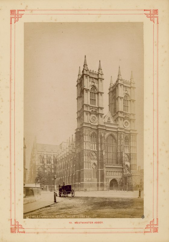 Vesttårnene til Westminster Abbey av English Photographer