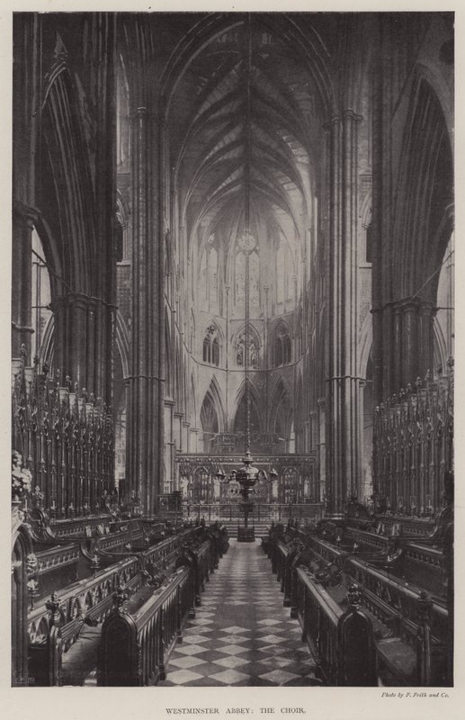 Westminster Abbey, koret av English Photographer