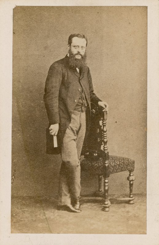Wilkie Collins av English Photographer