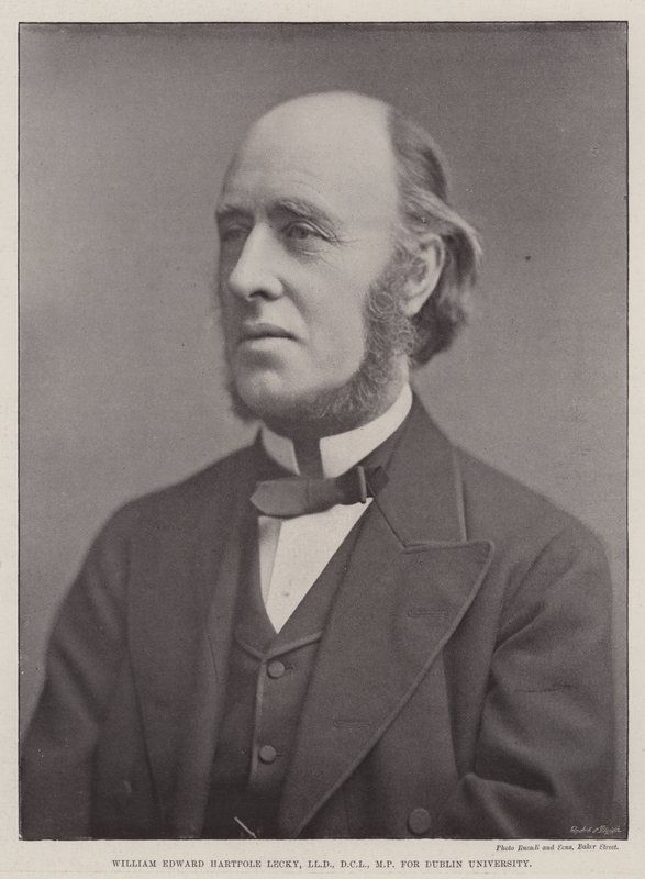 William Edward Hartpole Lecky, LLD, DCL, MP, for Dublin University av English Photographer