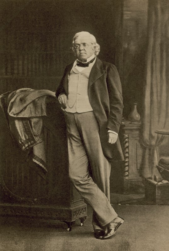 William Makepeace Thackeray , engelsk romanforfatter og satiriker (s/hvitt-bilde) av English Photographer