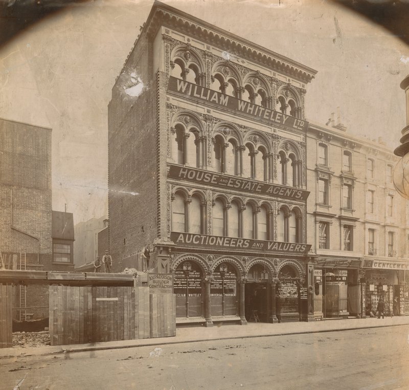 William Whiteley, hus- og eiendomsmeglere, auksjonarius og takstmenn, Westbourne Grove, London av English Photographer