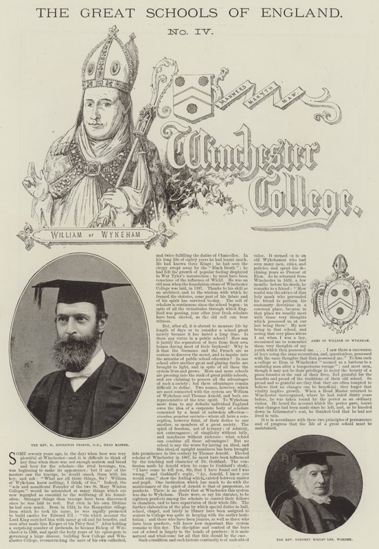 Winchester College av English Photographer