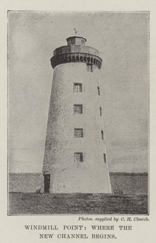 Windmill Point, der den nye kanalen begynner av English Photographer