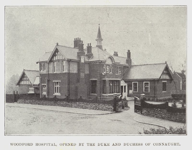 Woodford Hospital, åpnet av hertugen og hertuginnen av Connaught av English Photographer