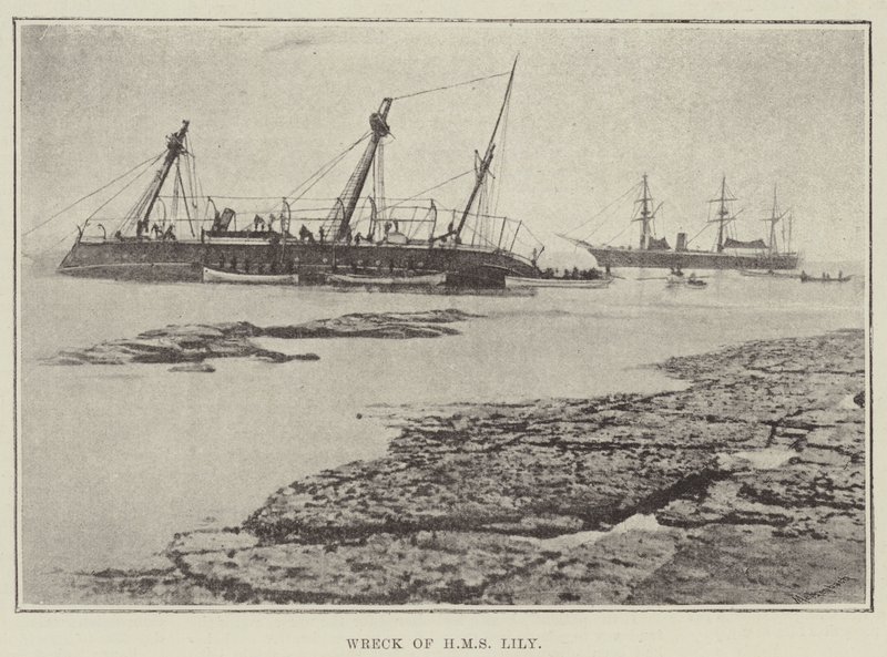 Vraket av HMS Lily av English Photographer