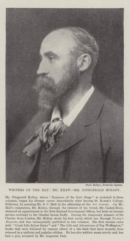 Dagens forfattere, herr Fitzgerald Molloy av English Photographer