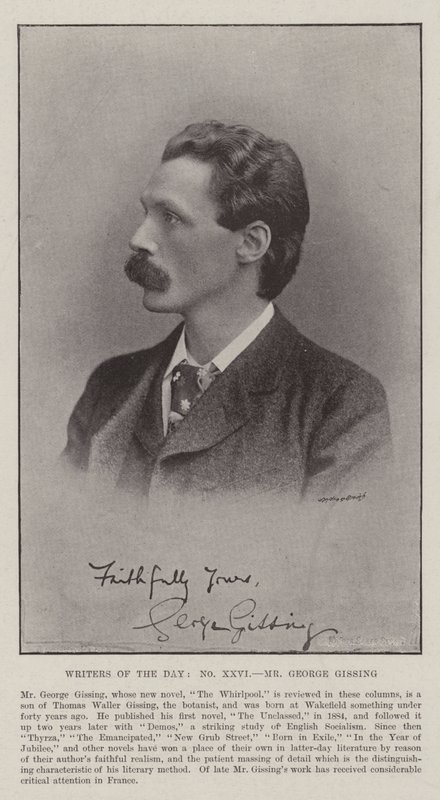 Dagens forfattere, George Gissing av English Photographer