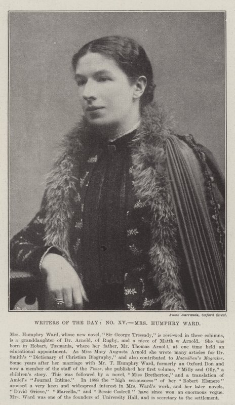 Dagens forfattere, Mrs Humphry Ward av English Photographer
