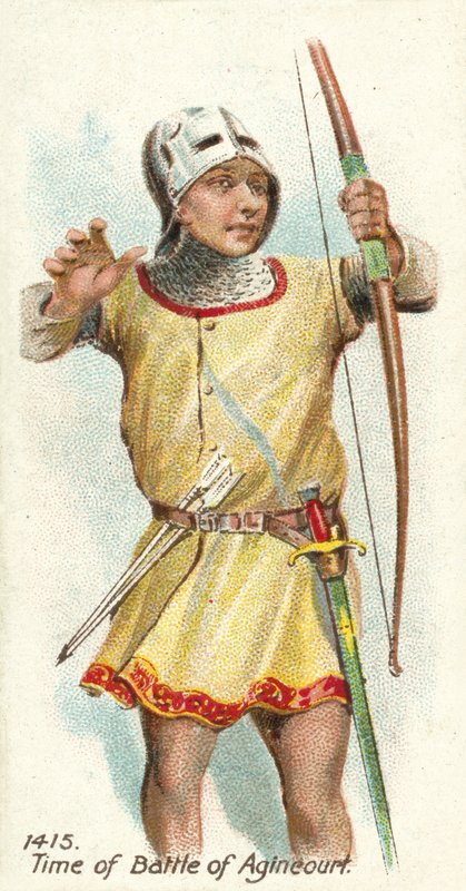 1415, tiden for slaget ved Agincourt av English School