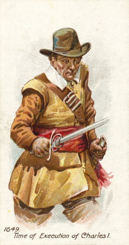 1649, henrettelsestidspunktet av Charles I av English School
