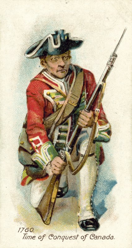 1760, erobringen av Canada av English School