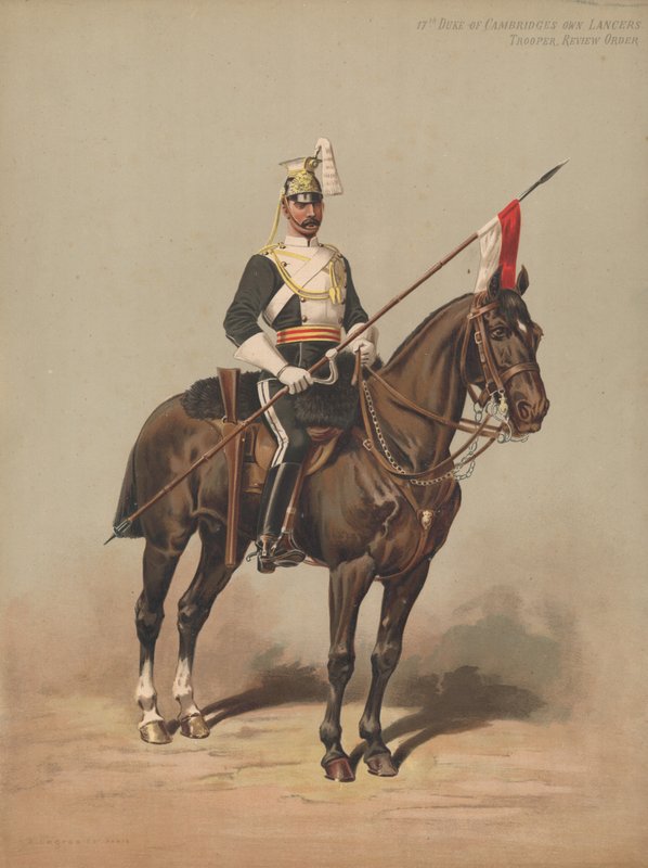 17. hertug av Cambridges egne lansere, trooper, gjennomgangsordre av English School