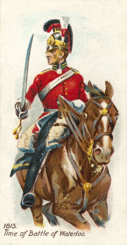 1813, tiden for slaget ved Waterloo av English School
