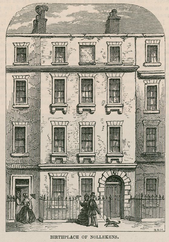 28 Dean Street, Soho, London, fødestedet til kunstneren Joseph Nollekens av English School