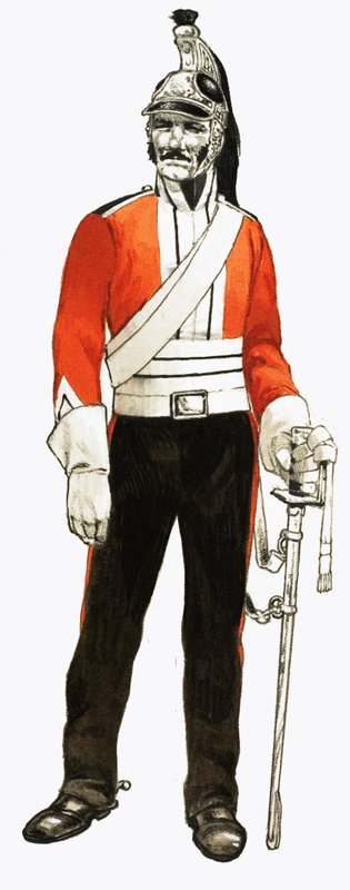3rd Regiment of Dragons 1812 Trooper av English School