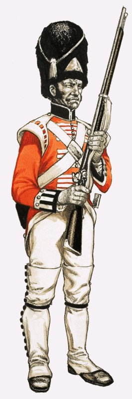 92. Fotgrenadier 1815 av English School