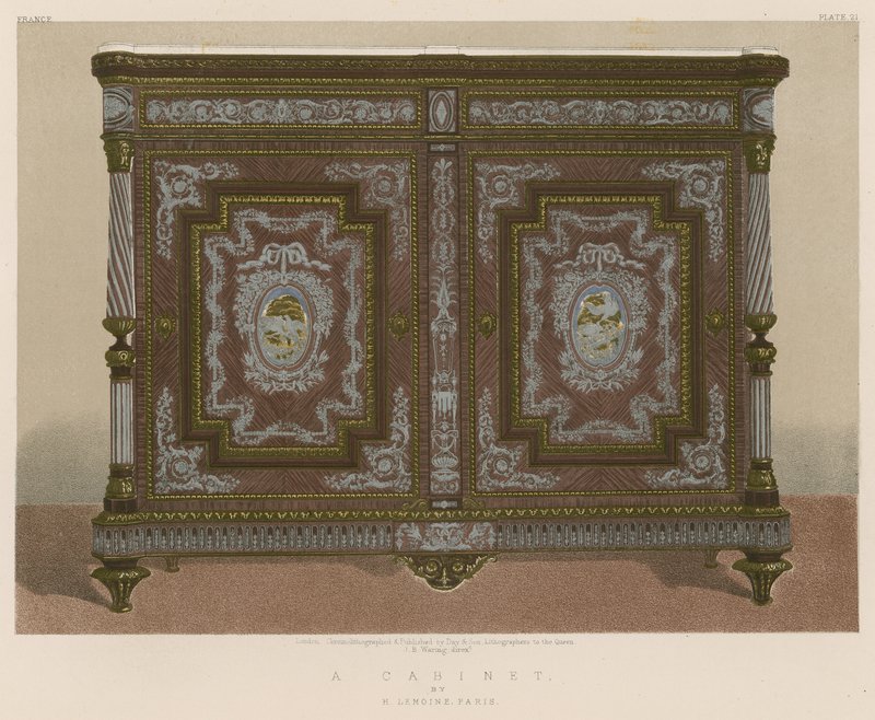 Et kabinett av H Lemoine, Paris av English School
