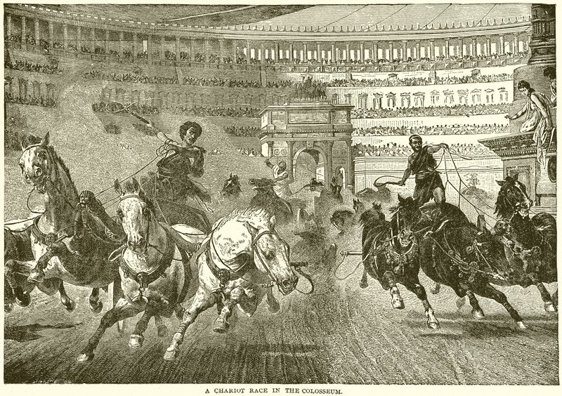 Et vognløp i Colosseum av English School