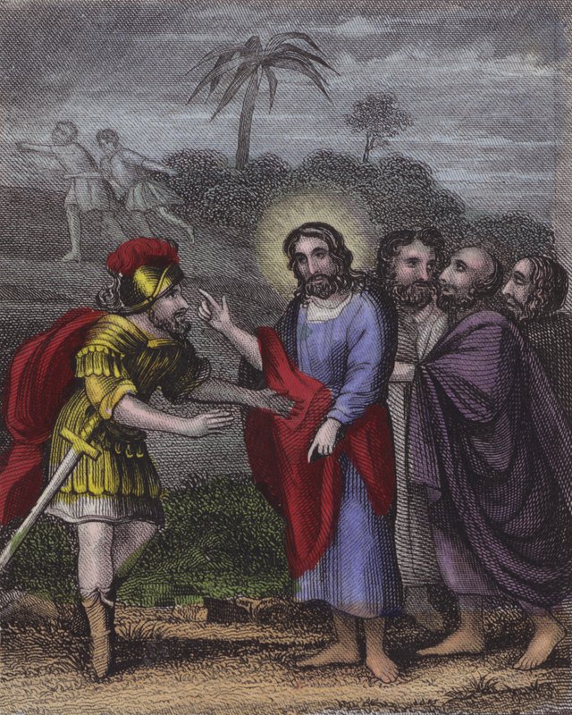 En hoffmann, gjennom Herodians regioner kjent ... (farget gravering) av English School