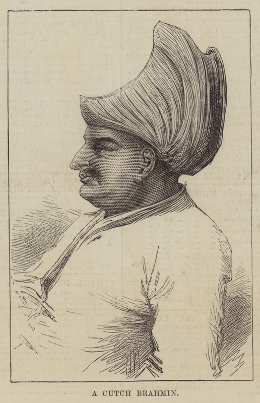 A Cutch Brahmin (gravering) av English School