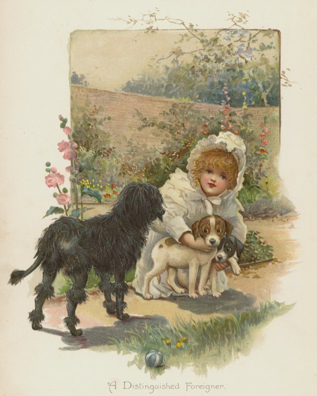 A Distinguished Foreigner (farge litho) av English School