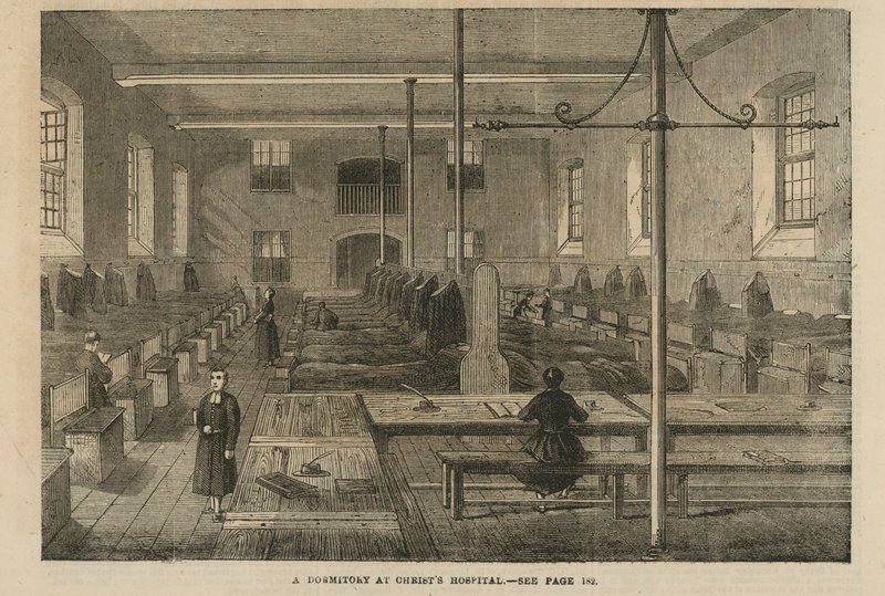 En sovesal på Christs Hospital av English School