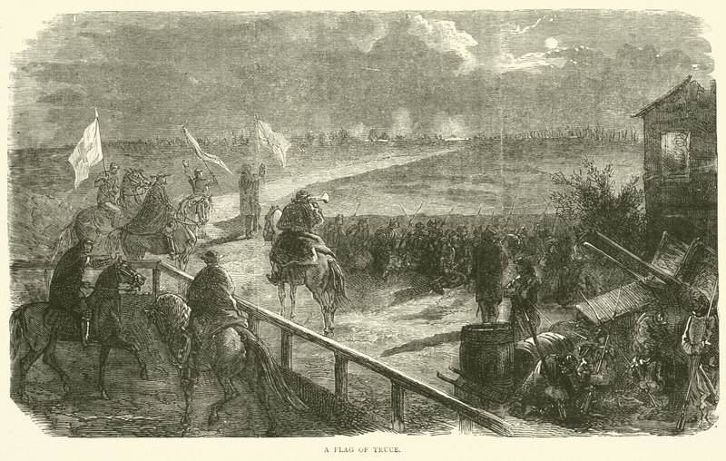 Et flagg av våpenhvile, desember 1870 av English School