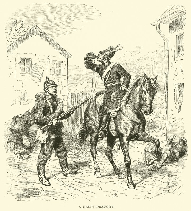 Et forhastet trekk, januar 1871 av English School