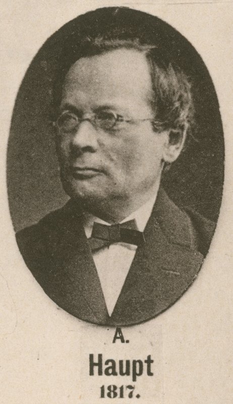 A. Haupt (gravering) av English School