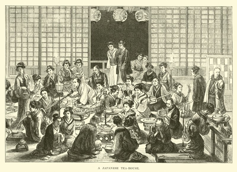 Et japansk tehus av English School