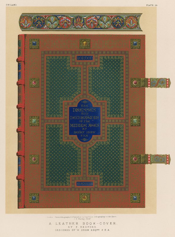 A Leather Book-cover av F Bedford av English School