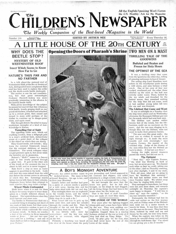 A Little House of the 20th Century, forside av 