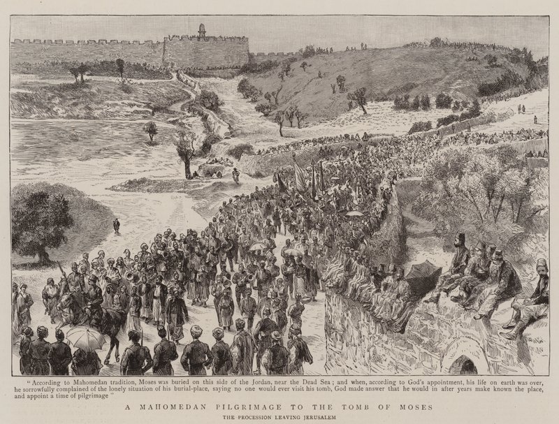 En mahomedan pilegrimsreise til Moses