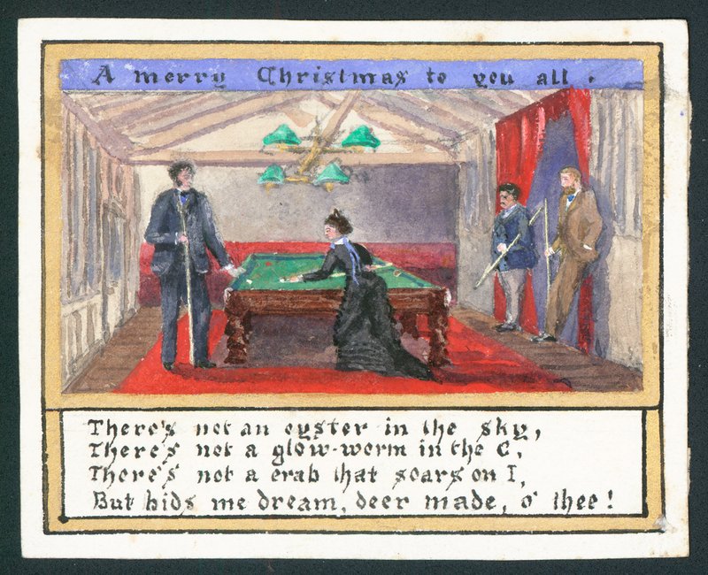 God jul til dere alle - gratulasjonskort (wc på papir) av English School
