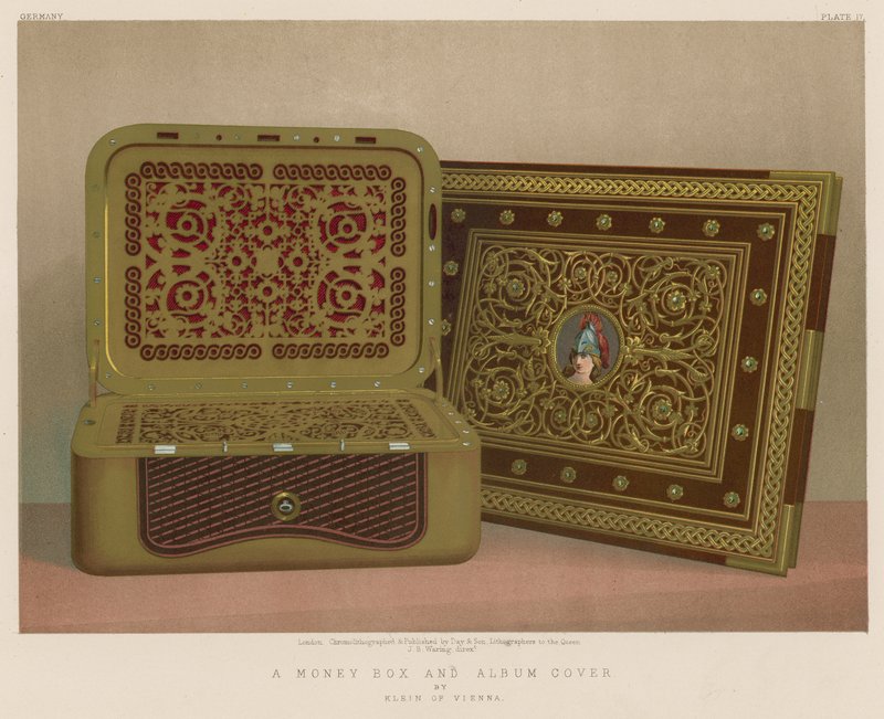 A Money Box and Album Cover av Klein of Vienna av English School